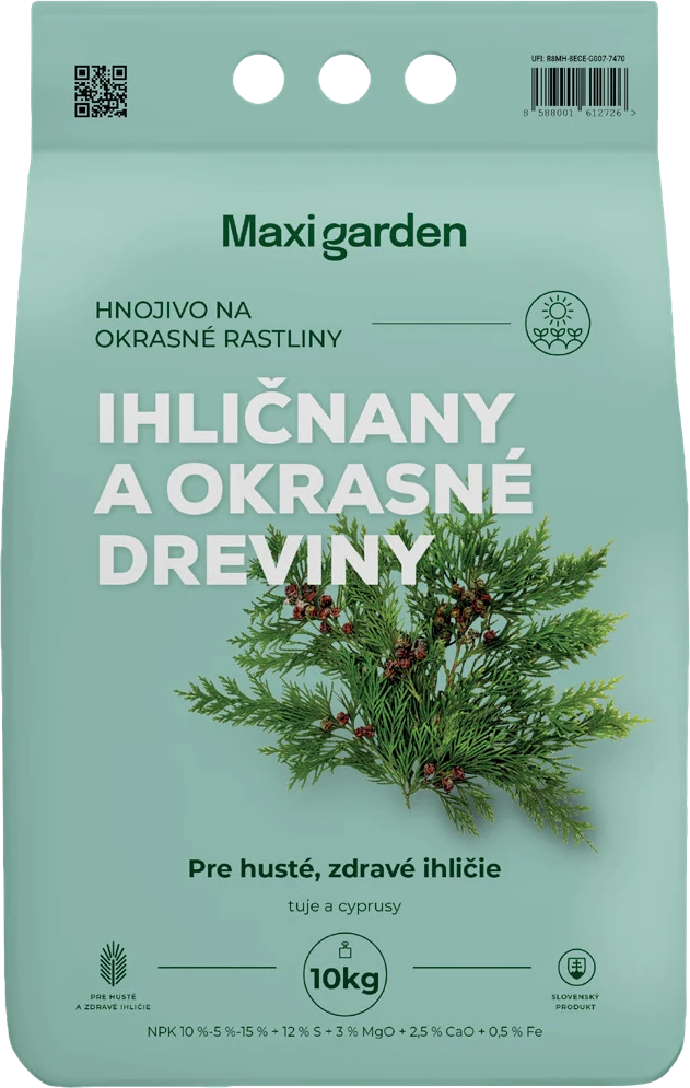 Ihličnany a okrasné dreviny
